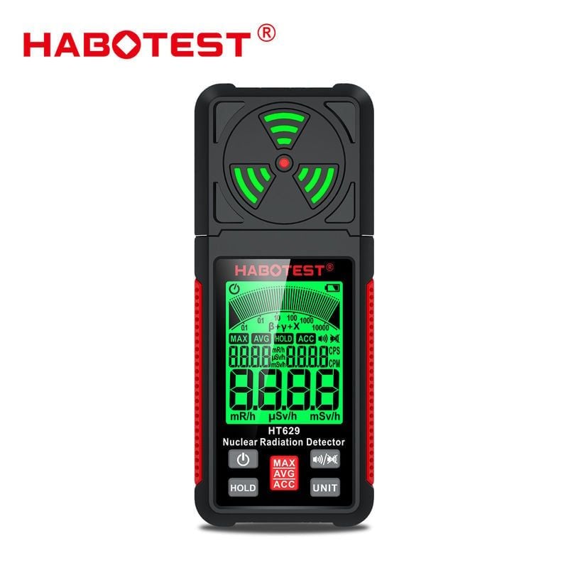  Máy Đo Phóng Xạ Geiger Habotest HT629 – X-ray/Beta/Gamma, Data Hold 