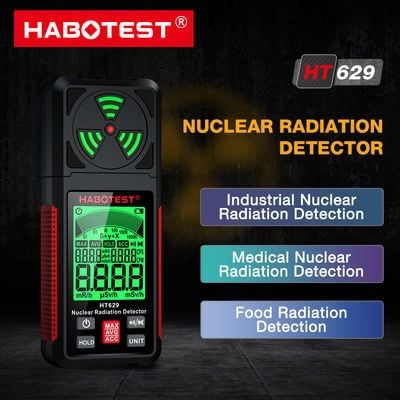  Máy Đo Phóng Xạ Geiger Habotest HT629 – X-ray/Beta/Gamma, Data Hold 