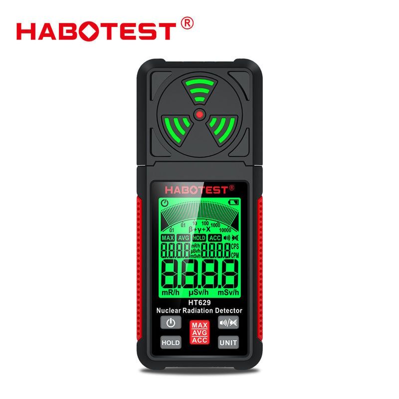  Máy Đo Phóng Xạ Geiger Habotest HT629 – X-ray/Beta/Gamma, Data Hold 