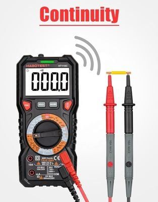  Đồng Hồ Vạn Năng Kỹ Thuật Số Habotest HT118C 6000 Counts – True RMS, Đo 1000V, Điện Dung/Tần Số/Nhiệt Độ 