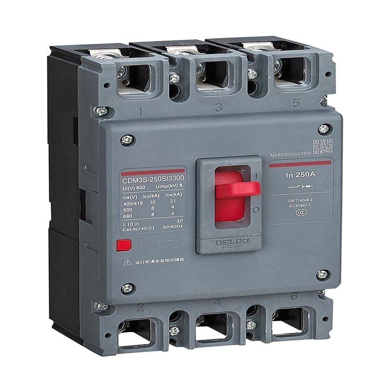  Cầu dao cách ly dạng vỏ đúc Delixi CDM3G 