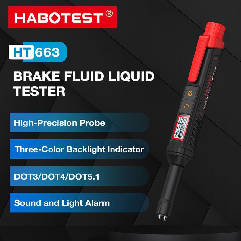  Bút Kiểm Tra Dầu Phanh Habotest HT663 – Brake Fluid Tester Cầm Tay 