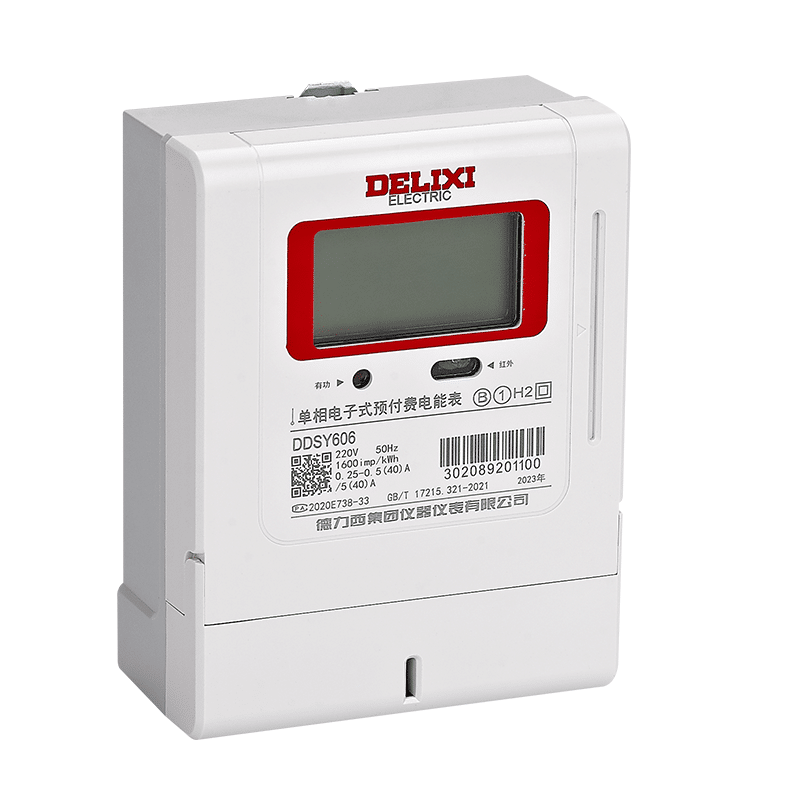  Công tơ điện tử trả trước 1 pha Delixi DDSY606 