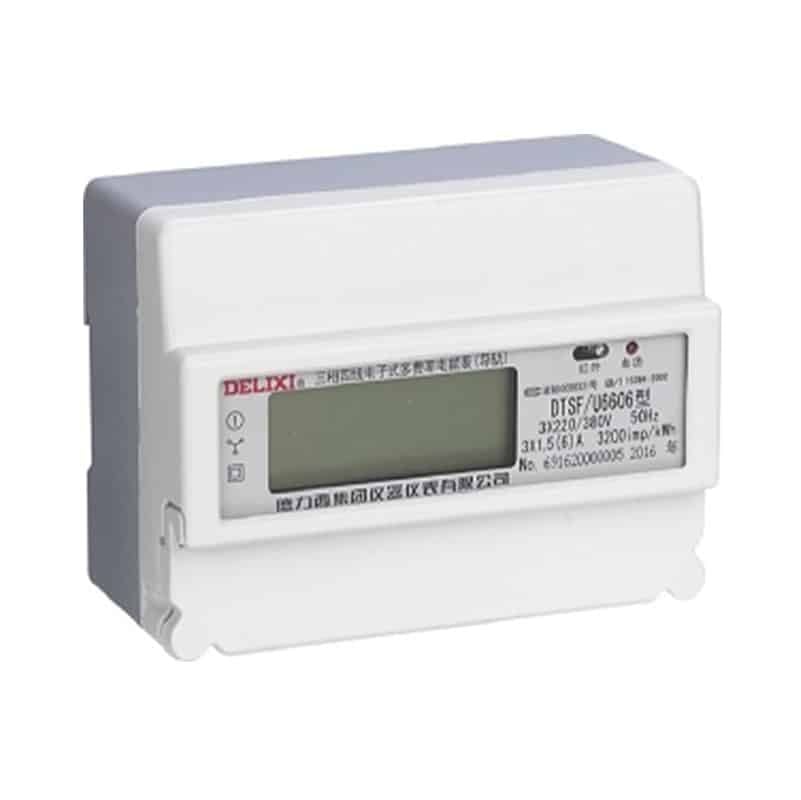  Công tơ điện tử 3 pha 4 dây đa biểu giá Delixi DTSF/U6606 