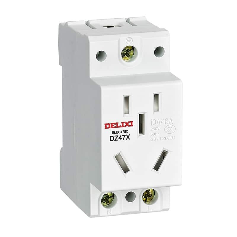  Ổ cắm gắn ray DIN Delixi DZ47X 