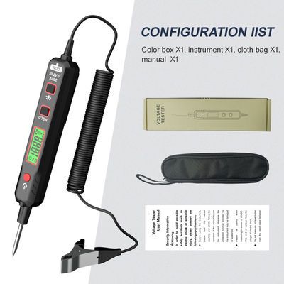  Bút Dò Điện Ô Tô Habotest HT86A – NCV, Continuity/Resistance, Kiểm Tra Mạch Xe 