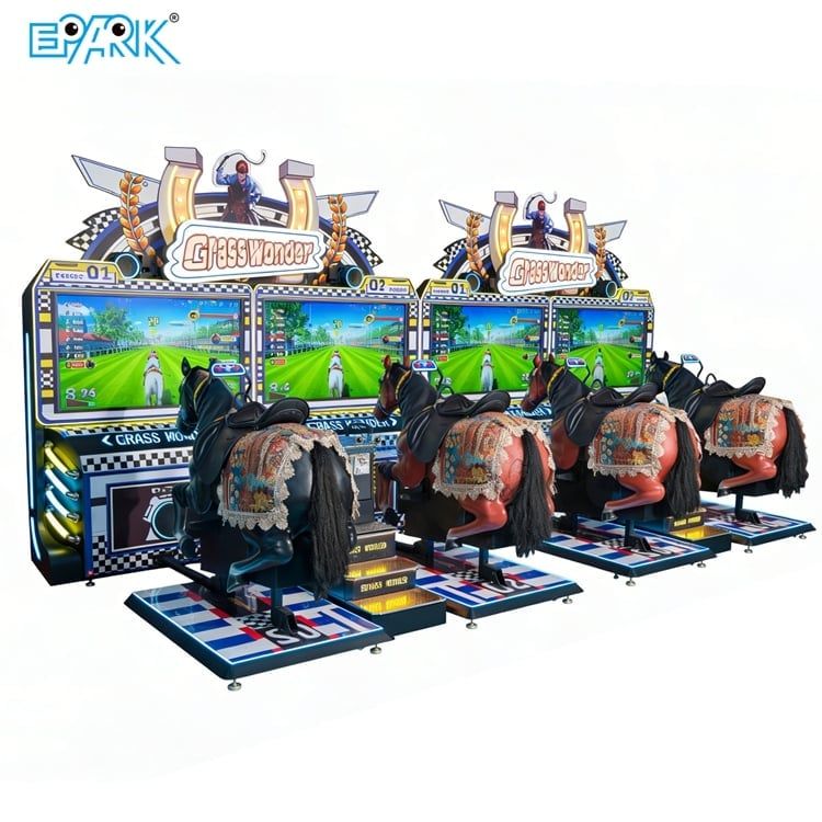  Máy Game Đua Ngựa Epark 2 Người Chơi Cho Khu Vui Chơi 