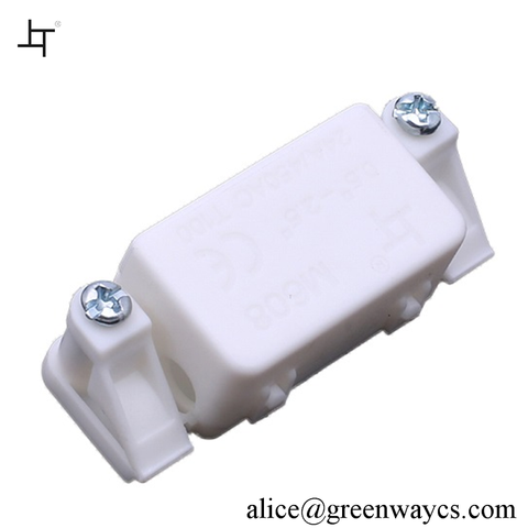  Hộp Đấu Nối Greenway M608 24A 450VAC – PA10-2P, Dây 0.5–2.5mm² 