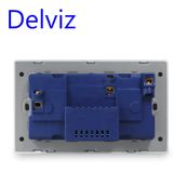  Ổ Cắm Tường Đôi Delviz DZ-E3-11, 2 Ổ Cắm AC, AC 110–250V, 13A 