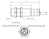  Cảm Biến Điện Dung LANBAO CR18XCF08DNOY M18 8mm NPN NO 
