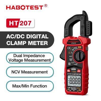  Ampe Kìm Habotest HT207A 2000 Counts – Dòng 400A, CAT III 600V 