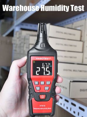  Máy Đo Nhiệt Độ Độ Ẩm Habotest HT618 – 0–100%RH, -20°C~60°C 