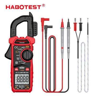  Ampe Kìm Habotest HT207B 4000 Counts – Auto Range, CAT III 600V 