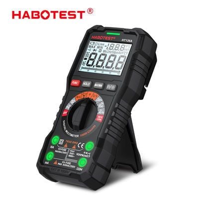  Đồng Hồ Vạn Năng Kỹ Thuật Số Habotest HT136E/A 20000 Counts – True RMS, Auto Range, Đo Điện Áp/Dòng/Điện Dung 