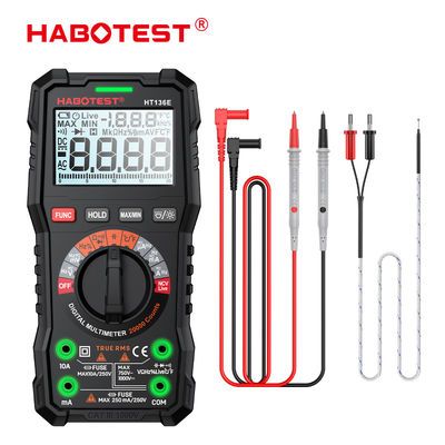  Đồng Hồ Vạn Năng Kỹ Thuật Số Habotest HT136E/A 20000 Counts – True RMS, Auto Range, Đo Điện Áp/Dòng/Điện Dung 