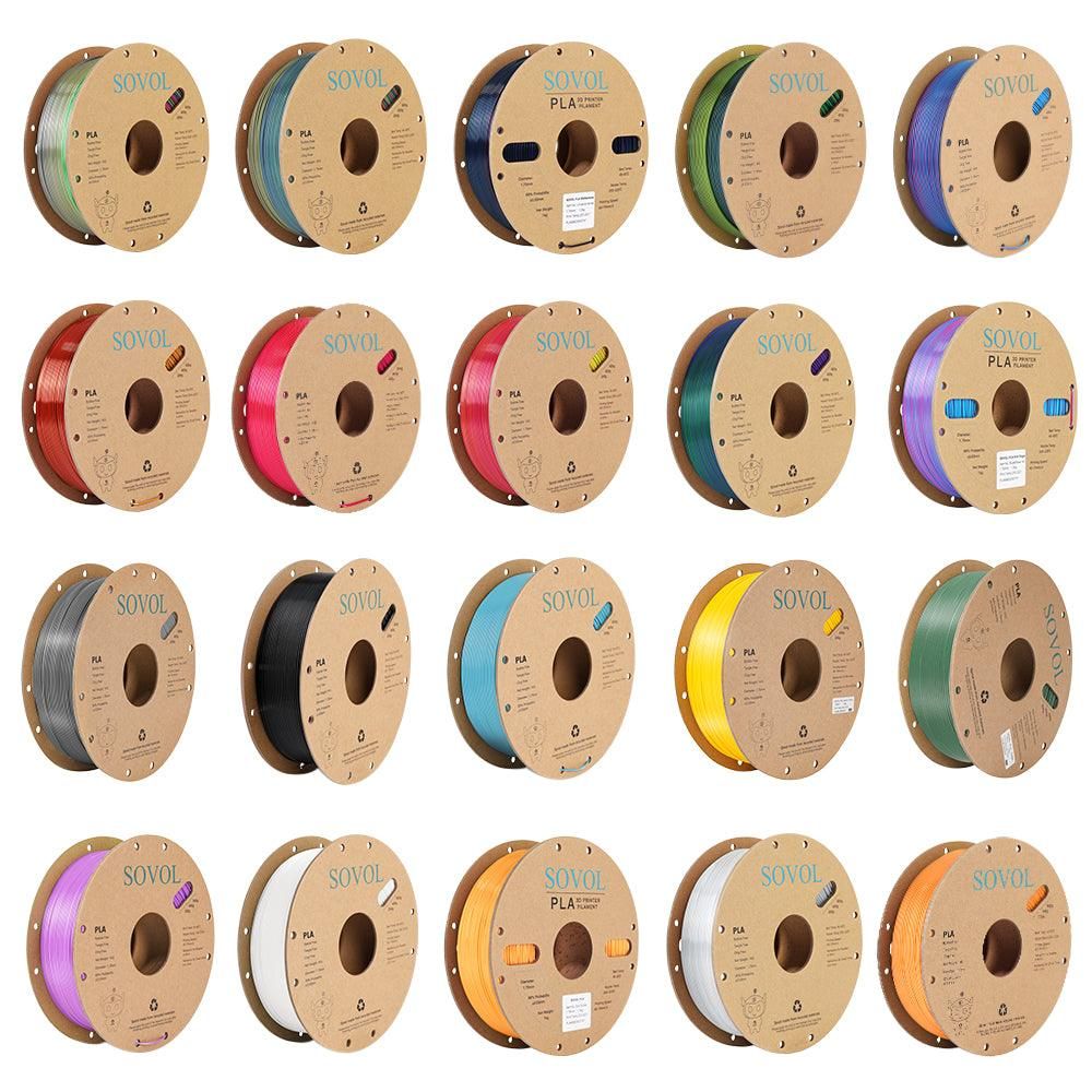  Sợi Nhựa In 3D Sovol Filaments Blind Box 10KG – Random PLA/PETG/Silk PLA 