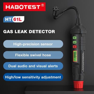  Máy Phát Hiện Rò Rỉ Gas Habotest HT61L – LCD, Cảm Biến Bán Dẫn, Hi/Lo Sensitivity 