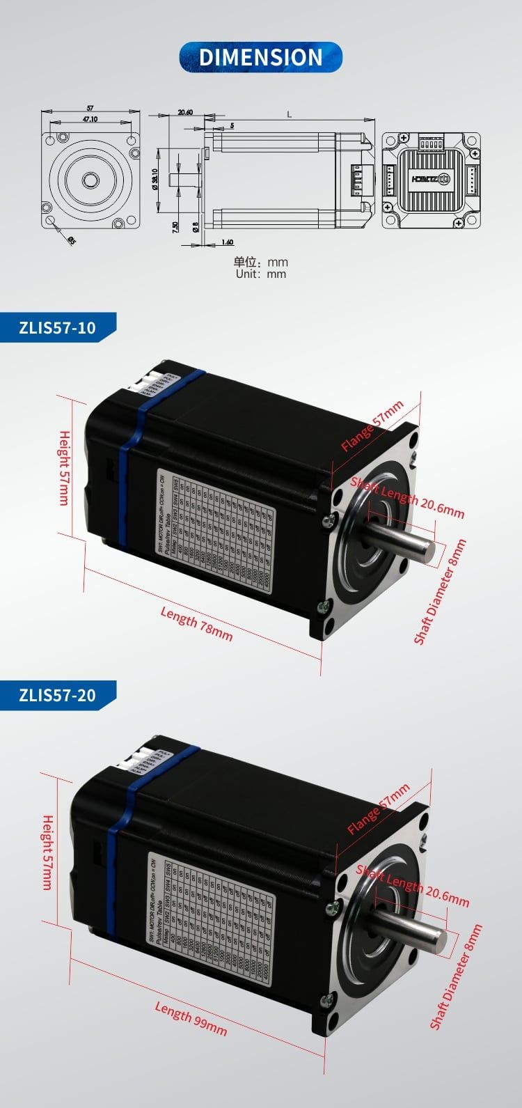  Động Cơ Bước Tích Hợp Driver Vòng Kín ZLTECH ZLIS42 Nema17 0,5–0,7N·m 