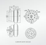  Bánh Xe Giảm Tốc Servo ZLTECH ZLLS80-0075 160–200mm 400kg – AGV 