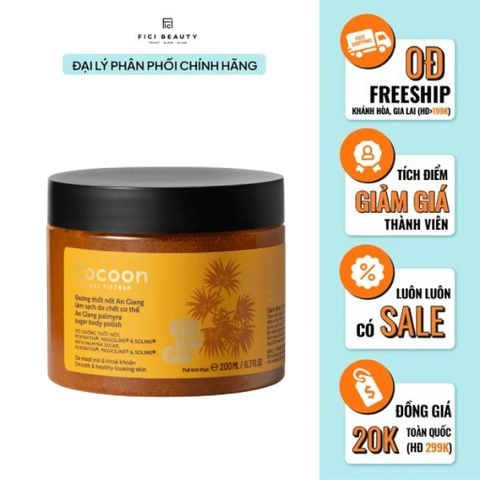 Tẩy Da Chết Cơ Thể Cocoon Đường Thốt Nốt An Giang