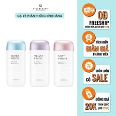 Kem Chống Nắng Dạng Sữa Dịu Nhẹ, Nâng Tông Da Missha All-Around Safe Block Soft Finish Sun Milk SPF50+ PA+++ 70ml