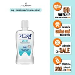 Nước súc miệng ngăn ngừa mảng bám Garglin Zero không cồn chai 380ml