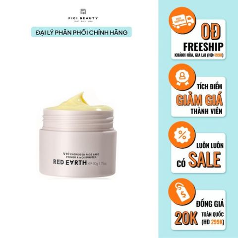 Kem lót Red Earth Glass Energised Face Base Primer And Moisturizer