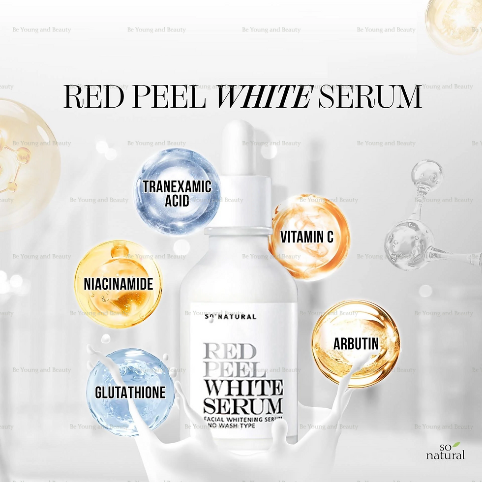 Tinh Chất SO’ NATURAL Red Peel White 35ml – Ức Chế Nám, Giảm Thâm Sạm & Dưỡng Trắng Sâu Từ Bên Trong
