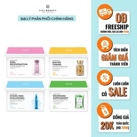 [Hộp 30 miếng] Mặt Nạ Giúp Dưỡng Da WonJin Effect Mask 350g