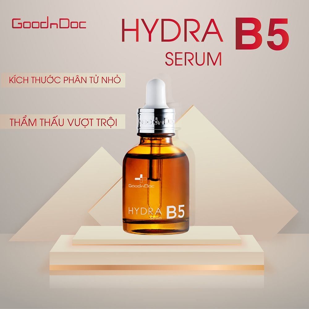 Serum GOODnDOC Hydra B5 30ml – Dưỡng Sáng Da, Cấp Ẩm & Phục Hồi Da Khô Tổn Thương