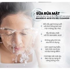 Gel Rửa Mặt Sạch Sâu Và Tẩy Tế Bào Chết MD Care Mandelic Acid 5% Gel Cleanser