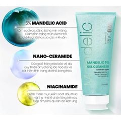 Gel Rửa Mặt Sạch Sâu Và Tẩy Tế Bào Chết MD Care Mandelic Acid 5% Gel Cleanser