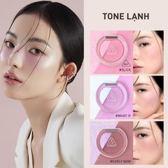 Phấn má hồng kèm bắt sáng 3ce blushligh 2in1