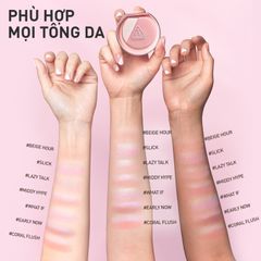 Phấn má hồng kèm bắt sáng 3ce blushligh 2in1