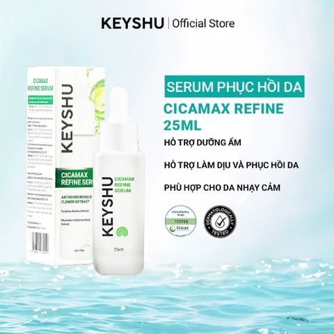 Tinh Chất Serum Keyshu Cicamax Refine Hỗ Trợ Làm Dịu Da – Hỗ Trợ Ngừa Lão Hóa 25ml