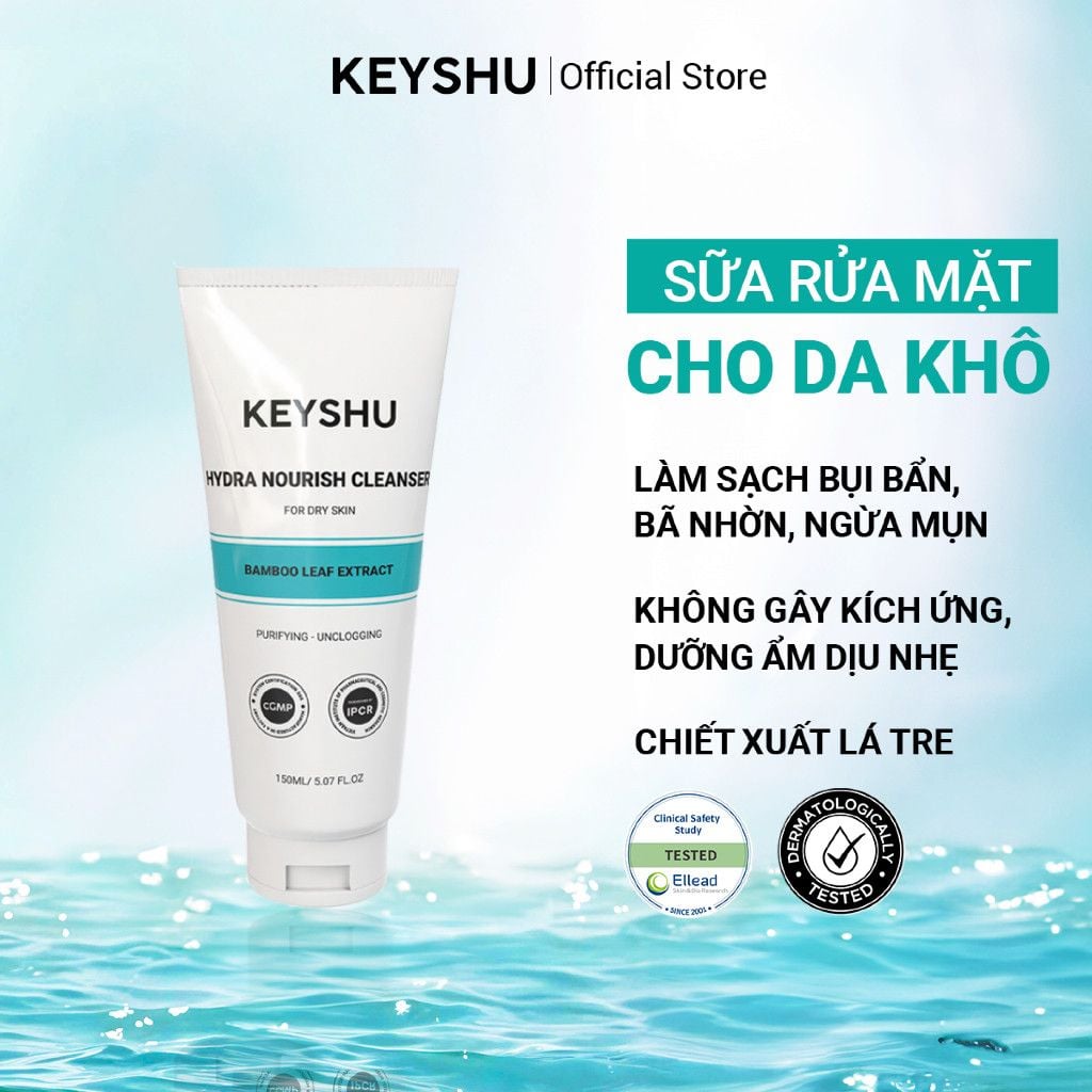 Sữa Rửa Mặt KEYSHU Làm Sạch Dịu Nhẹ Dành Cho Mọi Loại Da