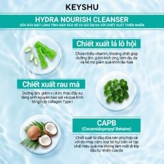Sữa Rửa Mặt KEYSHU Làm Sạch Dịu Nhẹ Dành Cho Mọi Loại Da