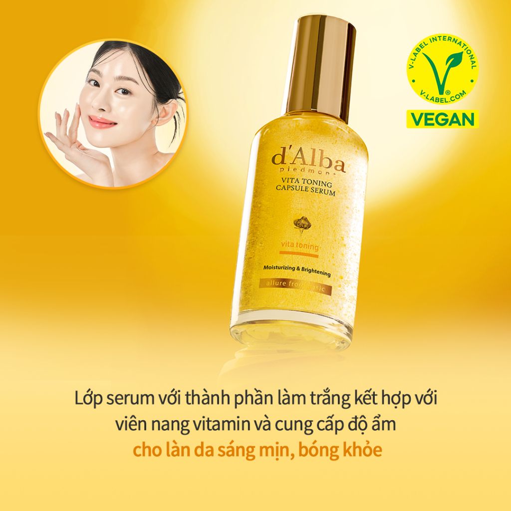 Serum Tinh Chất d'Alba Viên Nang Cải Thiện Nám Tàng Nhan Dưỡng Sáng Da 50ml