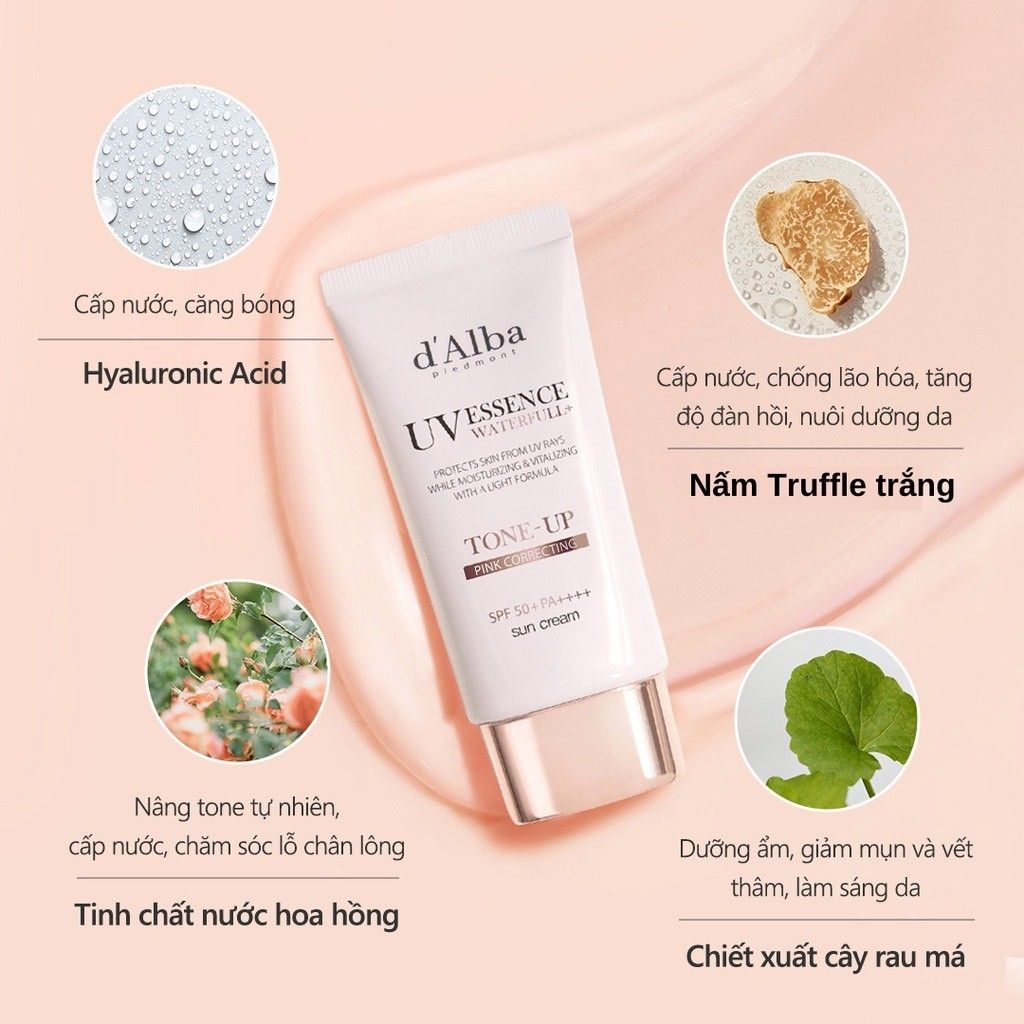 Kem Chống Nắng Vật Lý d'Alba 50ml Dịu Nhẹ Phù Hợp Với Mọi Loại Da