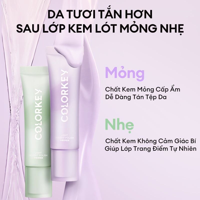Kem Lót Colorkey Light Weight Polish Primer 30g