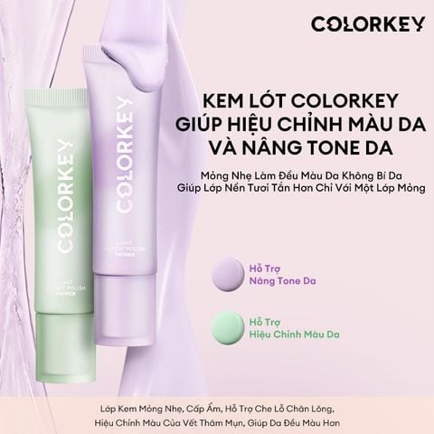 Kem Lót Colorkey Light Weight Polish Primer 30g