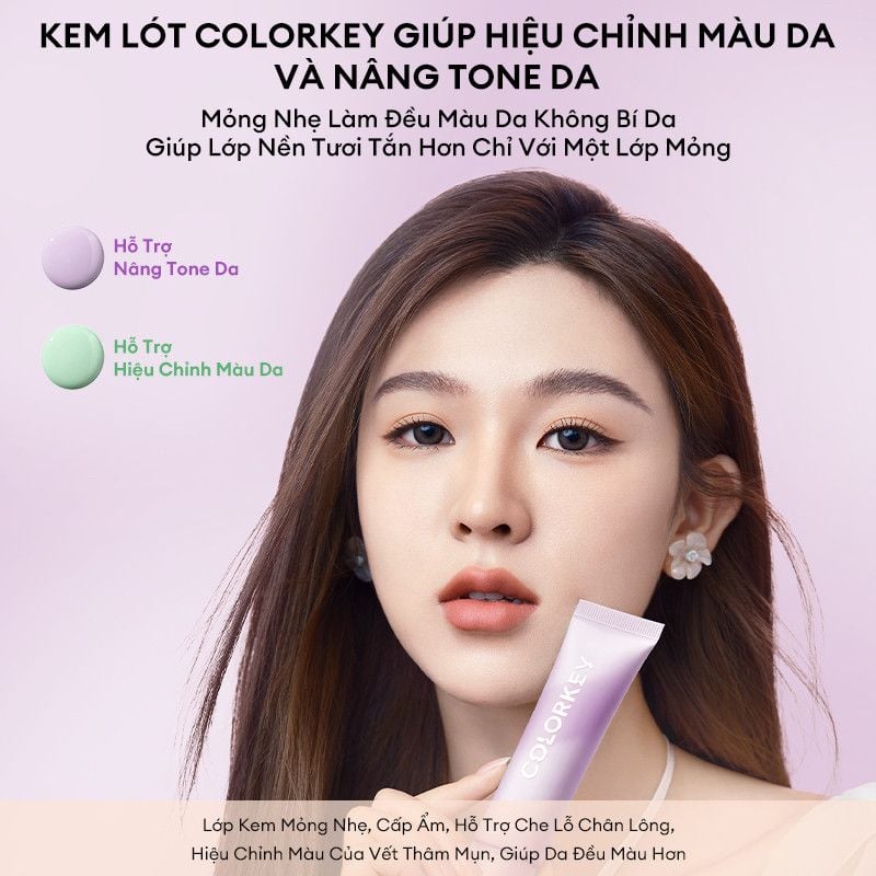Kem Lót Colorkey Light Weight Polish Primer 30g