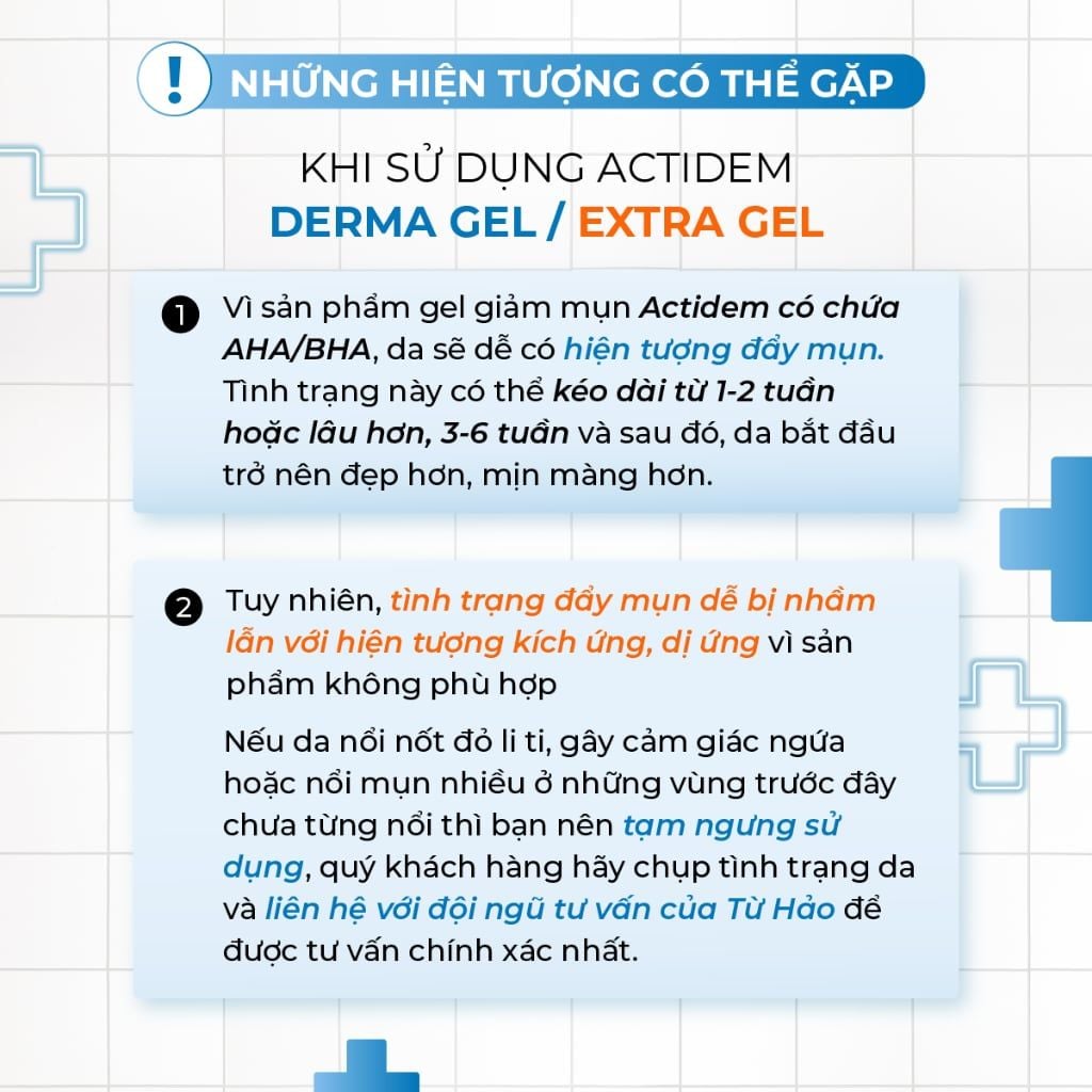 Gel Giảm Mụn, Mờ Thâm Actidem Derma Gel 18g