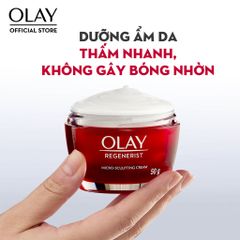 Kem Dưỡng Ẩm Olay Ngừa Lão Hóa Da Regenerist Micro-Sculpting Cream Night 50g