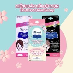 Miếng Dán Mũi Lột Mụn Bioré Pore Pack Black