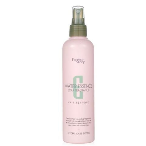 Keo xịt dưỡng và tạo kiểu cho tóc uốn Welcos forest story super hard water spray 252ml