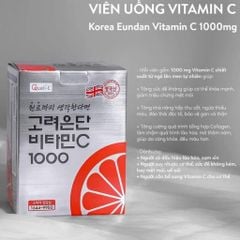 Viên uống Vitamin C 1000mg Korea Eundan Hàn Quốc 120 viên
