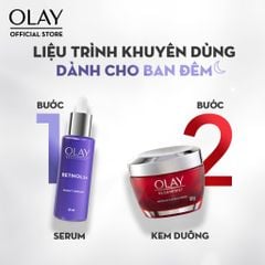 Kem Dưỡng Ẩm Olay Chiết Xuất Retinol24 Giúp Mờ Nếp Nhăn Ban Đêm Regenerist Retinol 24 Night Moisturiser 50g