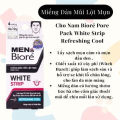 Miếng Dán Mũi Lột Mụn Bioré Pore Pack Black
