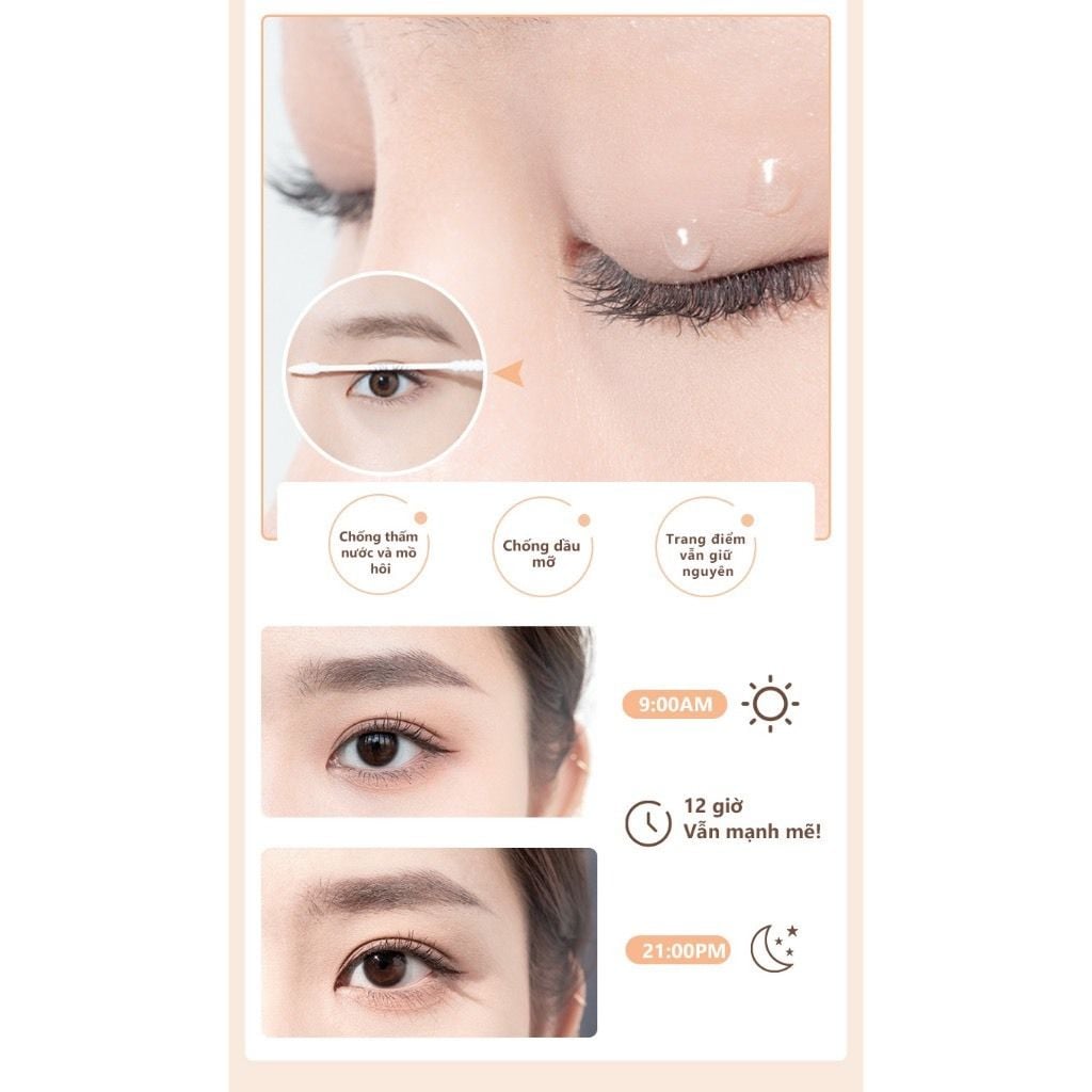 Mascara Chống Nước Ukiss Eyelashes Base 5g